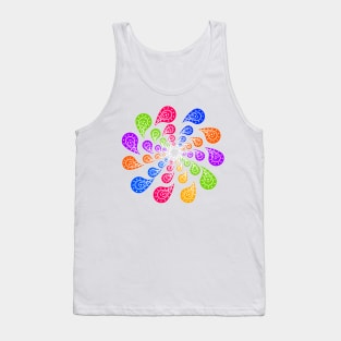 Colorful circular pattern Tank Top